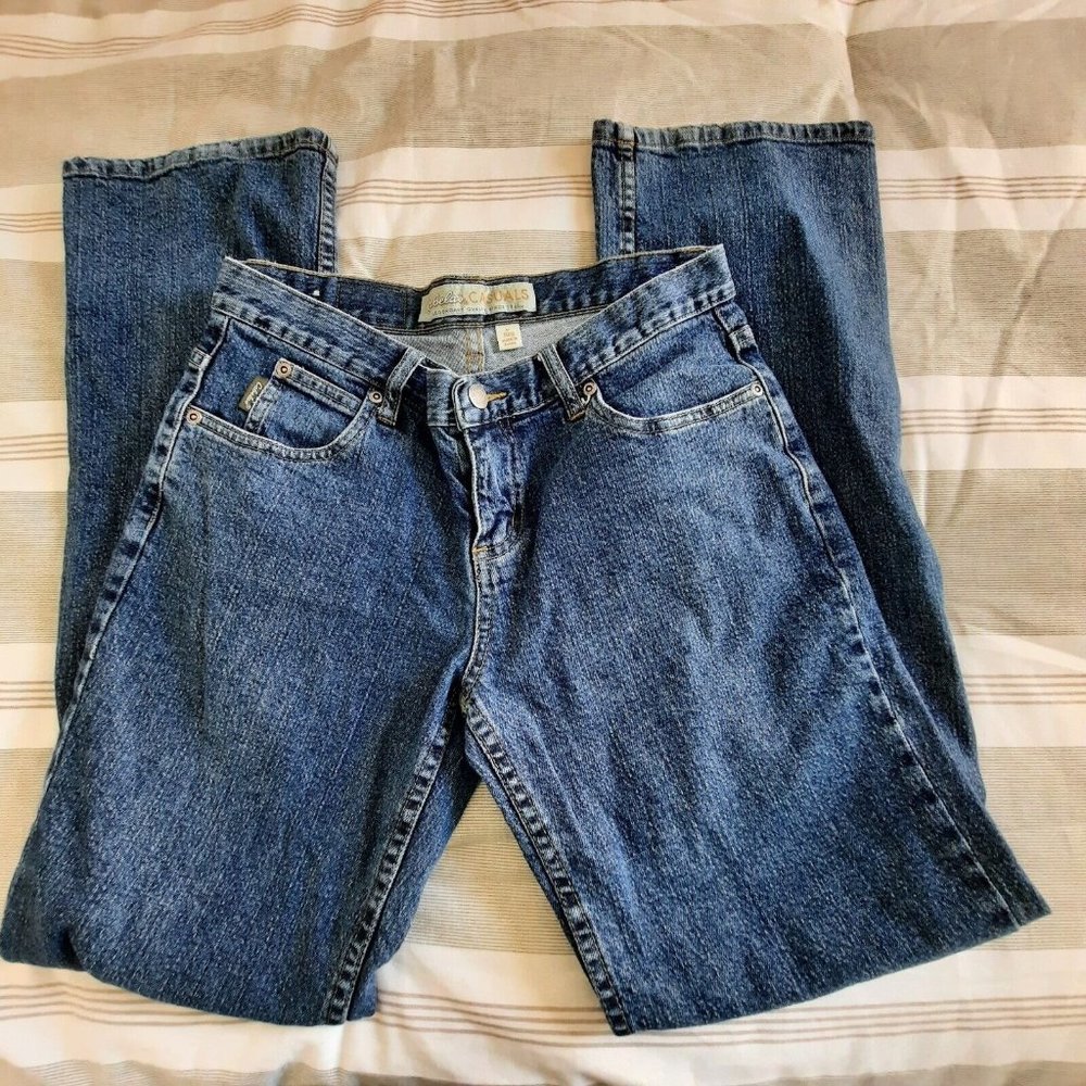 Cabelas Casuals Jeans Womens Size 6R Blue Straight Leg Mid Rise Pants 913773